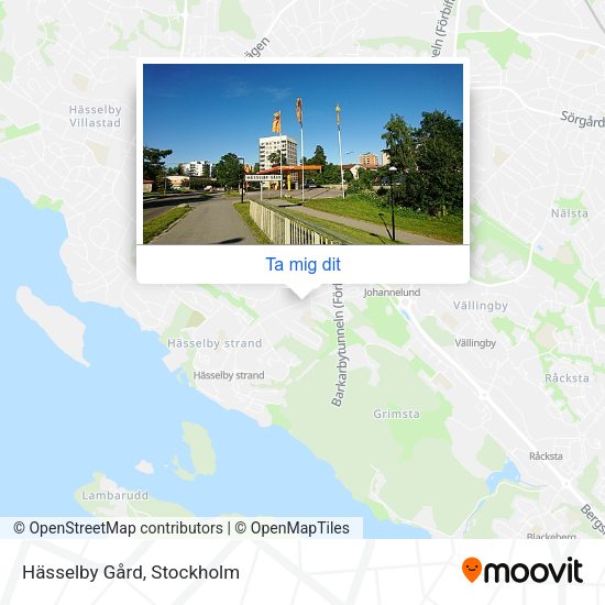 Hässelby Gård karta