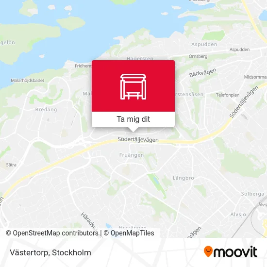 Västertorp karta