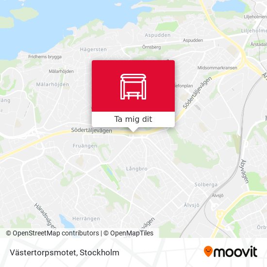 Västertorpsmotet karta