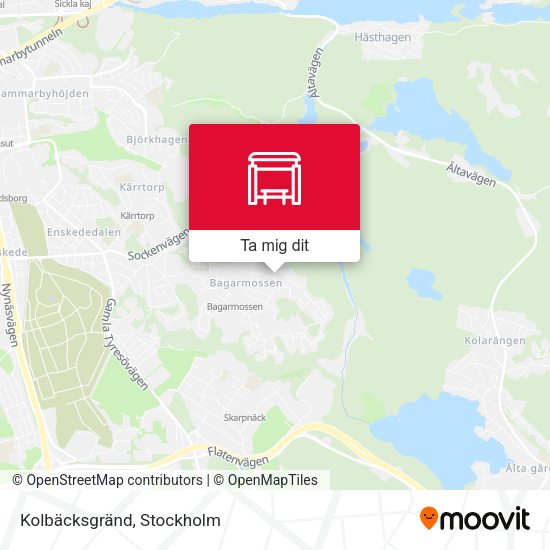 Kolbäcksgränd karta