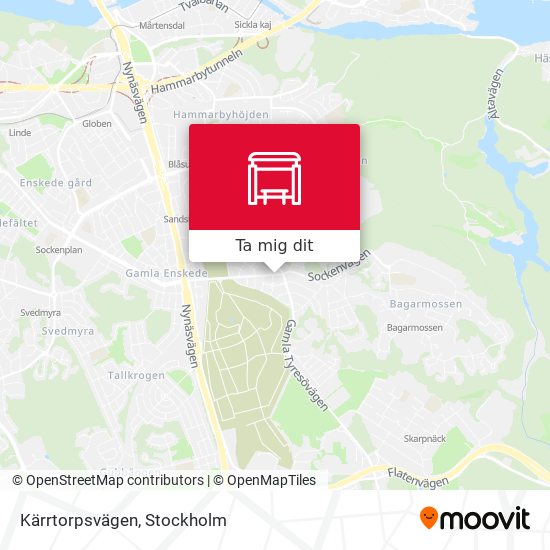 Kärrtorpsvägen karta