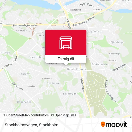 Stockholmsvägen karta