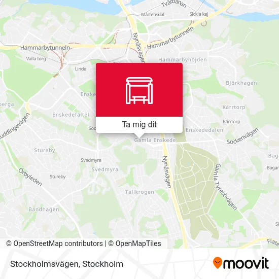 Stockholmsvägen karta