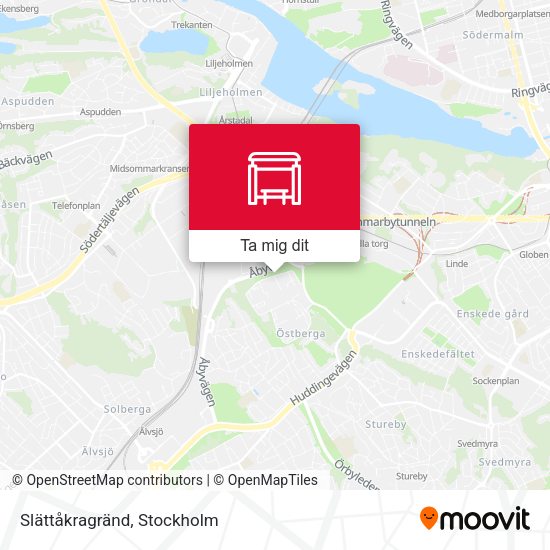 Slättåkragränd karta