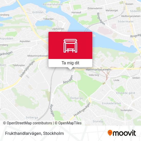 Frukthandlarvägen karta