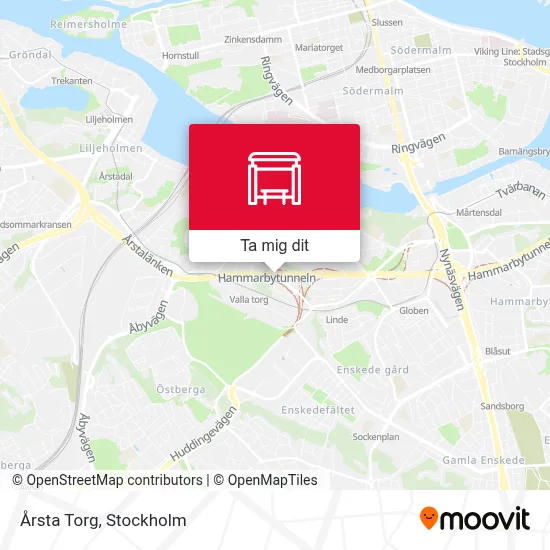 Årsta Torg karta