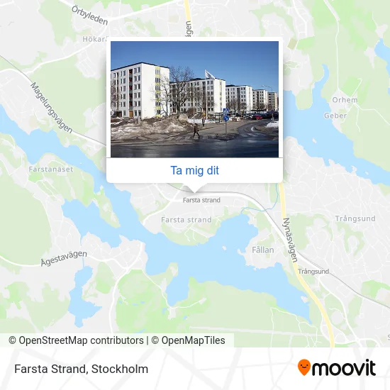 Farsta Strand karta