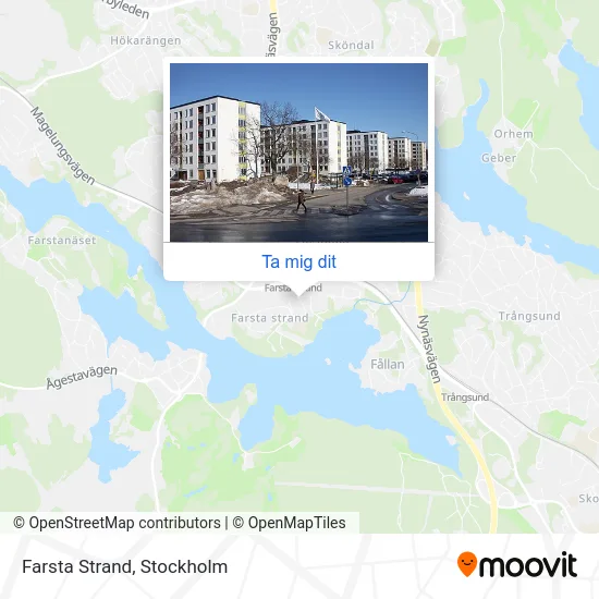 Farsta Strand karta