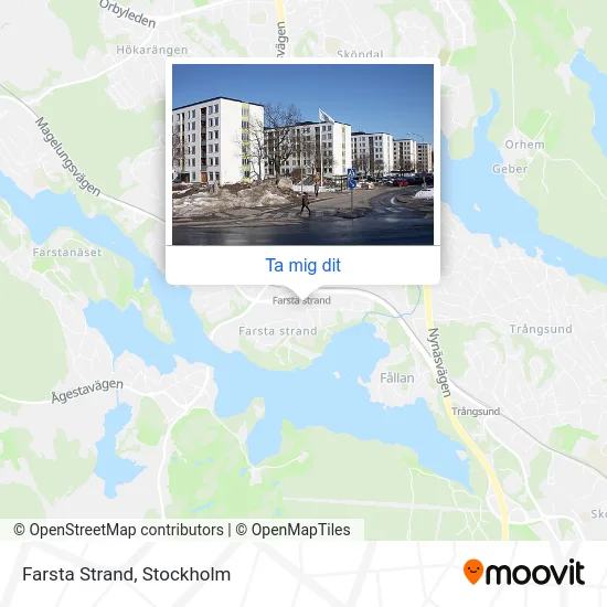 Farsta Strand karta