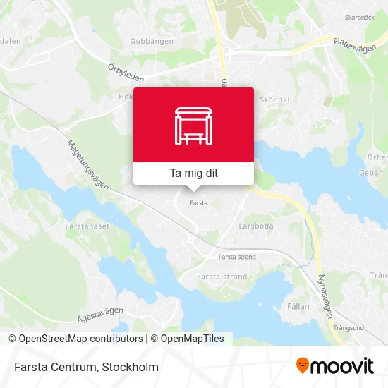 Farsta Centrum karta