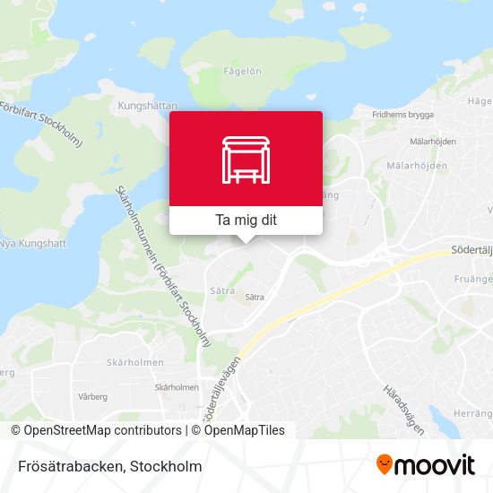 Frösätrabacken karta