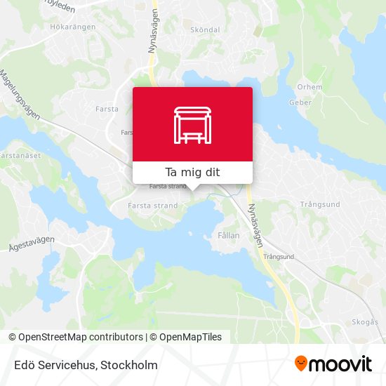 Edö Servicehus karta