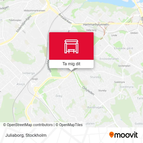 Juliaborg karta