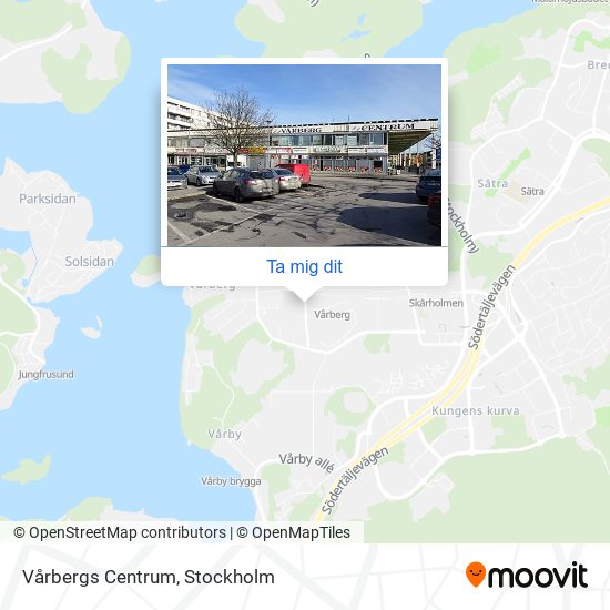 Vårbergs Centrum karta