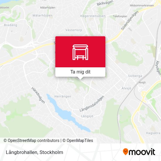 Långbrohallen karta