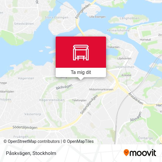 Påskvägen karta