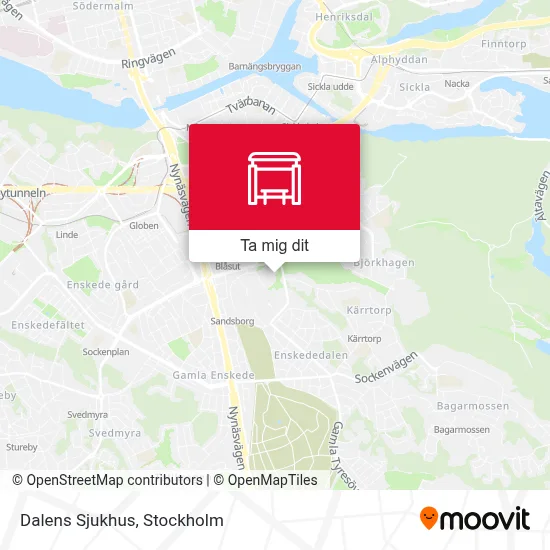Dalens Sjukhus karta