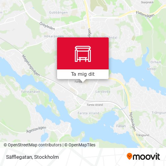 Säfflegatan karta