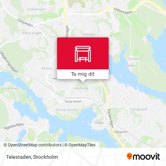 Telestaden karta