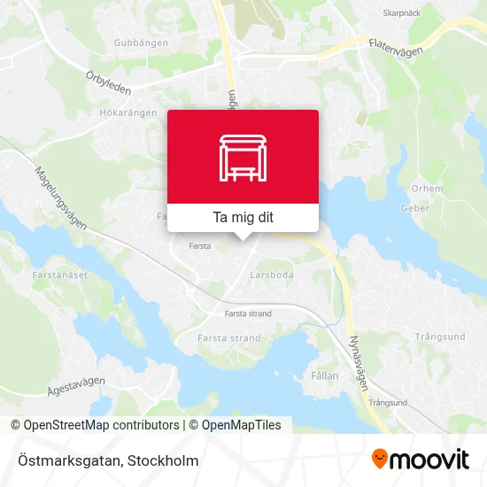 Östmarksgatan karta