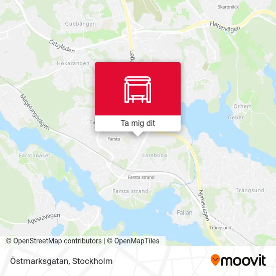 Östmarksgatan karta