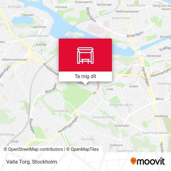 Valla Torg karta