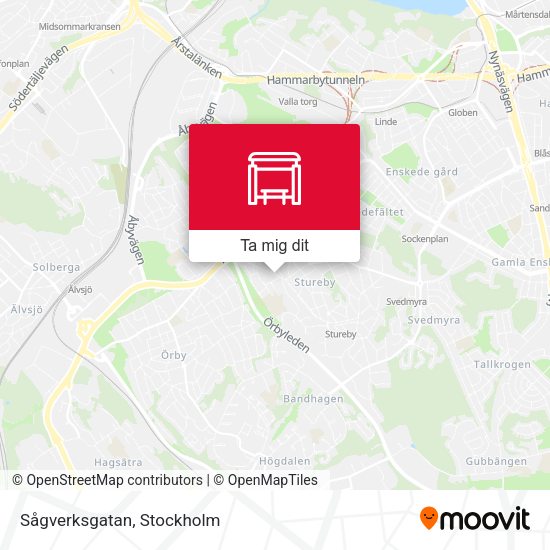 Sågverksgatan karta