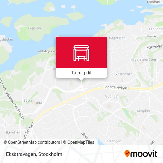 Eksätravägen karta