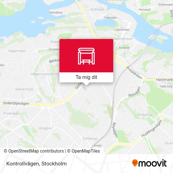Kontrollvägen karta