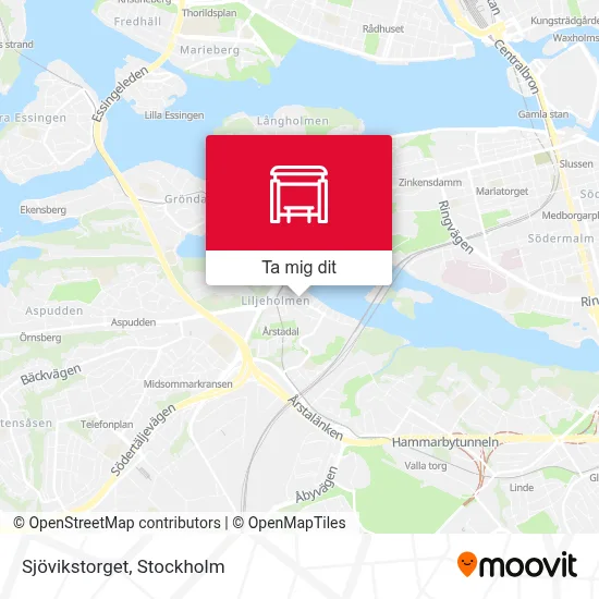 Sjövikstorget karta