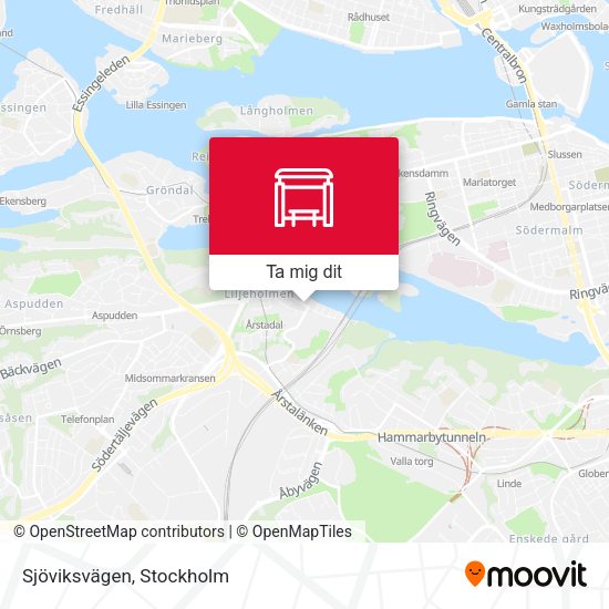 Sjöviksvägen karta