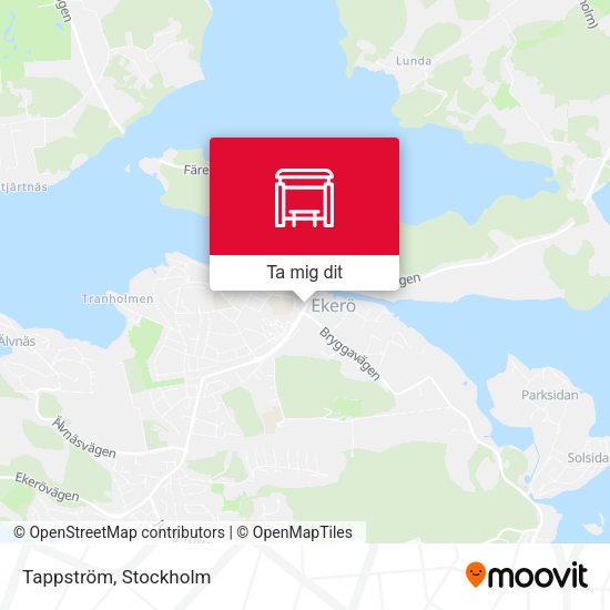 Tappström karta