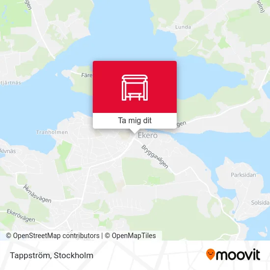 Tappström karta
