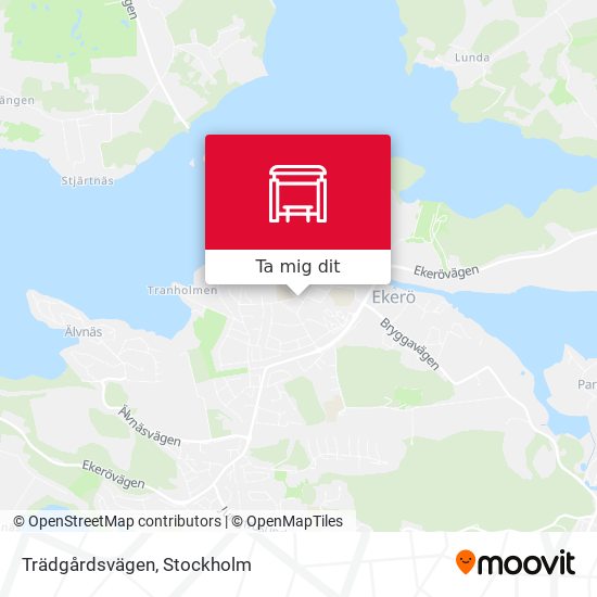 Trädgårdsvägen karta
