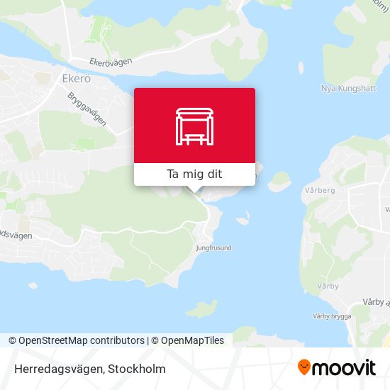 Herredagsvägen karta