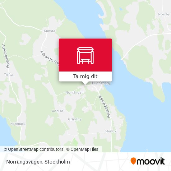 Norrängsvägen karta