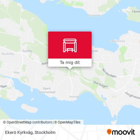 Ekerö Kyrkväg karta