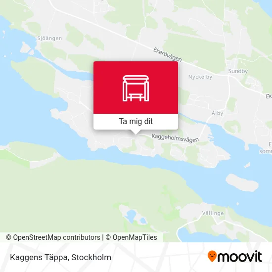 Kaggens Täppa karta
