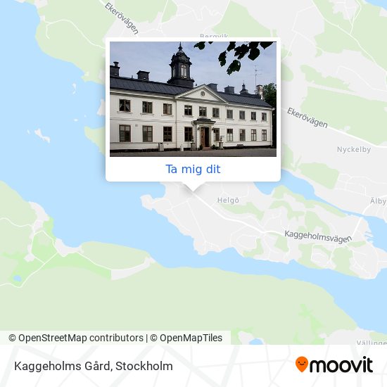 Kaggeholms Gård karta