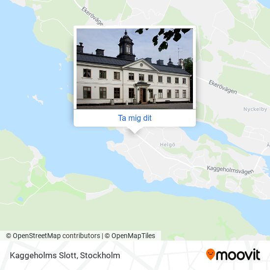 Kaggeholms Slott karta
