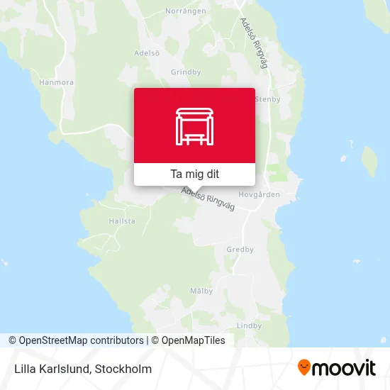 Lilla Karlslund karta