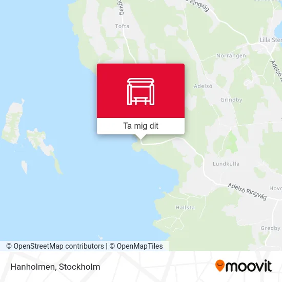 Hanholmen karta