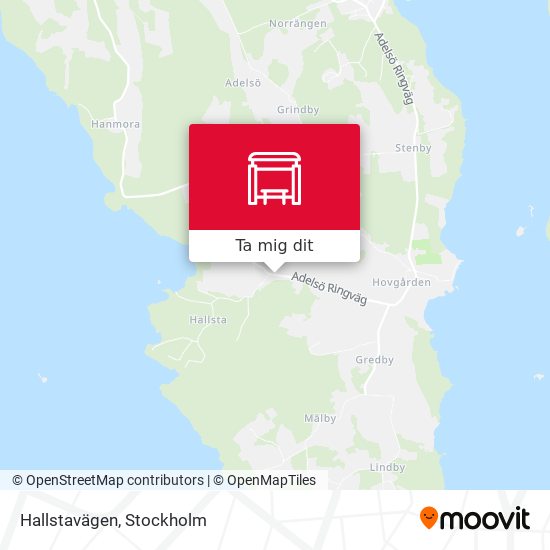 Hallstavägen karta