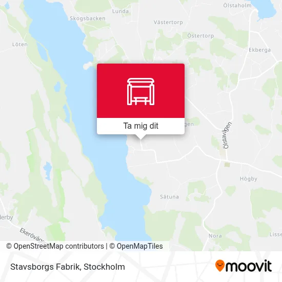 Stavsborgs Fabrik karta