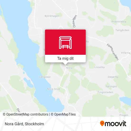Nora Gård karta