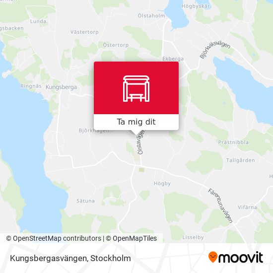 Kungsbergasvängen karta