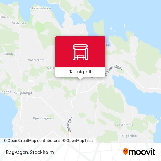 Bågvägen karta