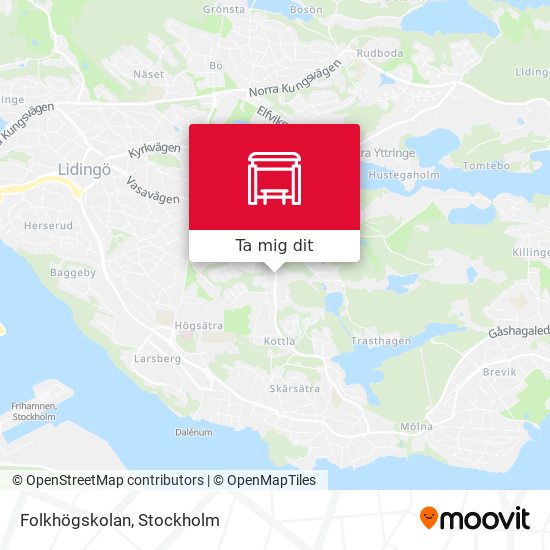 Folkhögskolan karta