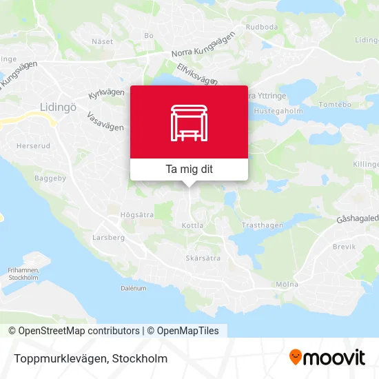 Toppmurklevägen karta