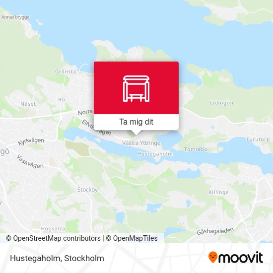 Hustegaholm karta